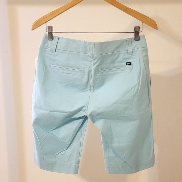 Vinyard Vines Cotton Solid Bermuda Shorts Clearwater Sz 2 NWT - Picture 5 of 8